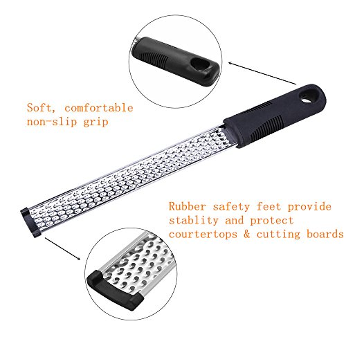 image for Zester-Angel&store Cheese, Lemon, Ginger & Potato Zester with Plastic 