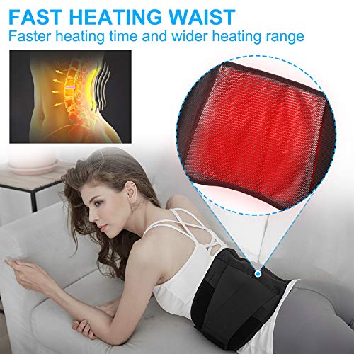 Heating Pad for Back Pain Heating Wraps with Far Infrared Heat Therapy