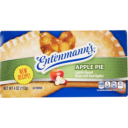 Entenmann's Little Bites Muffins 20 Pouches/80 Muffins Bonus 1 Individual Entenmann's Apple Pie (Chocolate Chip)