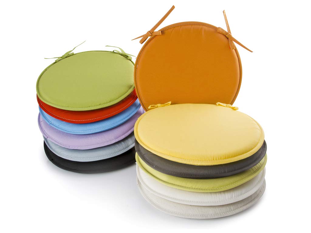 MI CASA My House RED.Crude Smooth, Crude, Red Chair Cushion