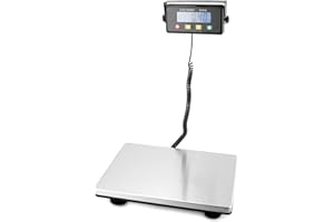 QWORK 400lb Physician Digital Scale, Shipping Scale Medical Platform Scale, Postal Scale with Hold/Auto Shutoff/Tare, Digital