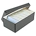 University Products Perma/Dur Archival Short Lid Storage Box Gray (4
