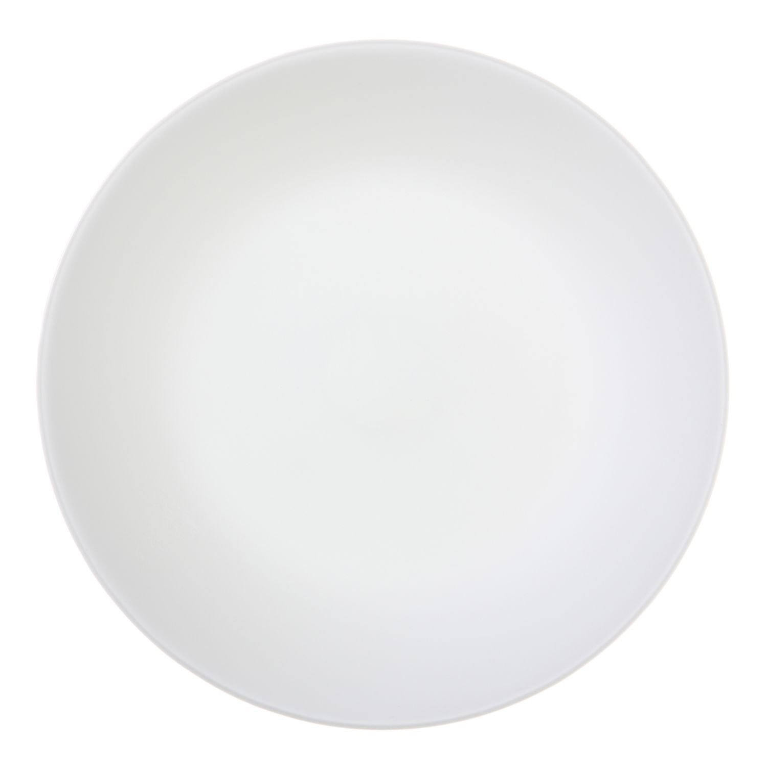 Corelle 3121 26 cm Vitrelle Glass Winter Frost White Dinner Plate, Pack of 6