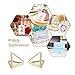 Aieve Place Card Holders, 24 Pack Triangle Shape Table Card Holders Wedding Table Number Holders Photo Holder Pictures Stand Clips