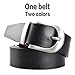 Mens Leather Belt With Removable Buckle & 1.3