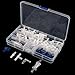 Ohaha Plastic Home Aquarium Air Pump Control Return Valve Tubing Connector Set 100in 1