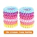 Spiral Hair Ties 12pcs No Crease Elastic Ponytail Holders Phone Cord Traceless Hair Ring Hair Rubber Bands Suitable for All Hair Types 6 Colors,2pcs/Color