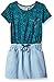 Calvin Klein Girls' Wild Fabric Mix Dress