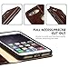 Belemay Compatible with iPhone 8 Plus Wallet Case, Genuine Cowhide Leather Flip Case Folio Cover [Soft TPU Inner Case] Card Holder Slots, Kickstand, Cash Pockets Compatible with iPhone 8 Plus, Brown