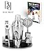 Premium 7 Piece Cocktail Making Set & Bar Shaker Kit by Bar Brat ™ / Free 130 Cocktail Recipe (ebook) Included/Pre-Built Stainless Steel Stand for All Your Bar Pieces