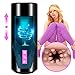 Male Masturbator Cup, Electric Men Masturbation with 10 Powerful Thrusting Modes, 4D Realistic Vagina Pocket Pussy Sex Toys for Man Orgasm with Female Sexy Moans and Hands Free-Stroker Featured