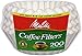 Melitta Basket Coffee Filters, Jr. White, 200 Count