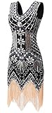 gastbypty Womens 1920's Vintage Gatsby Bead Sequin Deco Flapper Dress