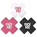 Ypser 6 Pairs Word Nipple Covers Disposable Pasty Self Adhesive Satin Bra Pad Pasties for Women