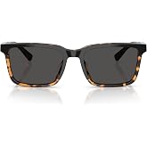 Brooks Brothers mens Bb5058u Universal Fit Rectangular Sunglasses