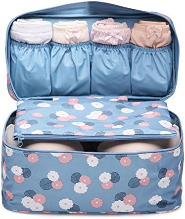 Clothes Organizer Storage For Underwear and Bra Packing and Makeup and Cosmetic Cloth Waterproof Storage Travel Bag