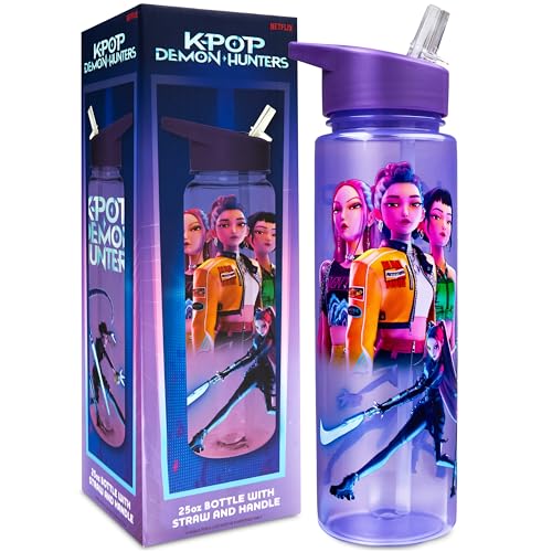 Huntrix 25oz Water Bottle with Straw Lid