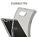 BlackBerry KEYone Case, Aeska Ultra [Slim Thin] Flexible TPU Soft Skin Silicone Protective Case Cover for BlackBerry KEYone (Smoke Black)