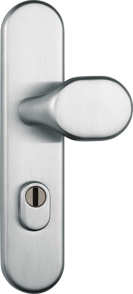 ABUS KLZS714 ER EK Protective Fitting with Cylinder Protection Round Stainless Steel 12227