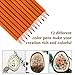 50 PCS Wood Burning Kit, Wood Burning Tool Set for Pyrography Creative Include Carving/Embossing/Soldering Tips+ Wood Burning Pen + Stencil + Stand + Carrying Case