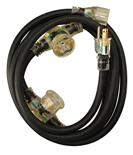 Woods 3130 14/3 STW Extension Cord Tri-Source Power Block