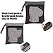 UTOTEBAG 2pcs Wet Dry Bag for Baby Cloth Diapers Wet Bag with Adjustable Handle & 2 Zip Pockets (Reusable, Water-resistant, Washable)