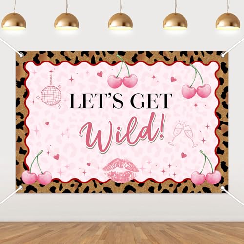 Pink Cheetah Cherry Backdrop, 5 * 3ft at Amazon