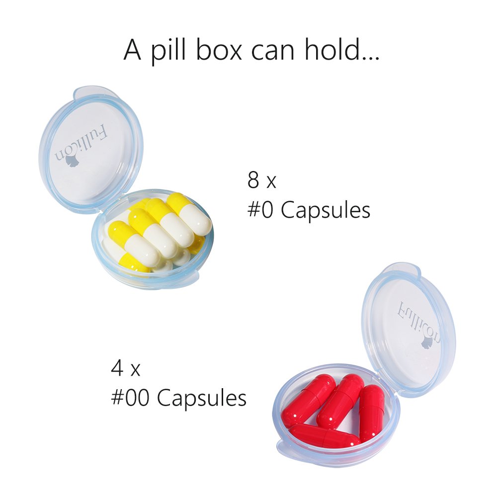 Small Pill Box (3 Pcs), Cute Pill Case Portable for Pocket Purse