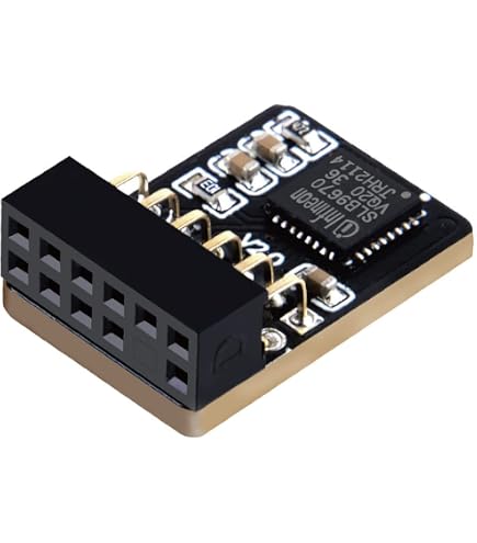 Módulo De Segurança Da Placa Mãe TPM 2.0, 12 14 18 20 Pinos, LPC e SPI