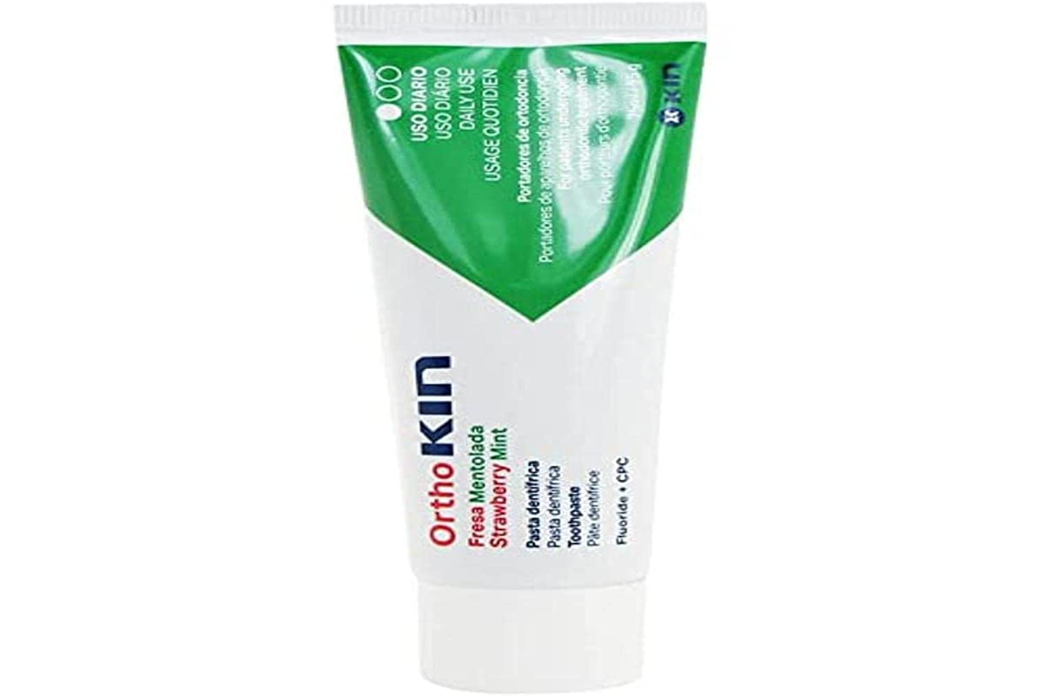 Ortho Kin Toothpaste 75 milliliters ~ for Orthodontic Braces ~ Alcohol~Free