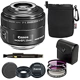 Canon 35mm F/2.8 Macro Is STM Lens Ritz Gear Small Protective Pouch,
49mm 3 Pc. Digital Filter Set TD Lens Cleaning Pen Accessory Bundle