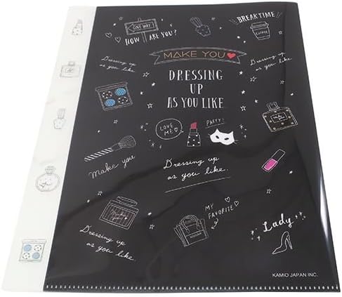 Amazon Make You ファイル ダイカット5インデックスa4クリアファイル 05 ブラック おもちゃ おもちゃ