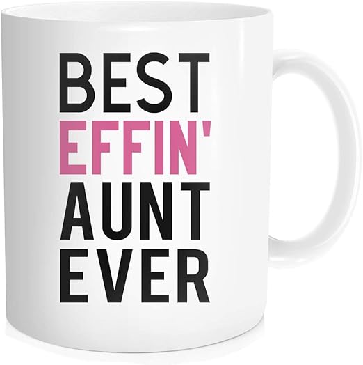 bae best aunt ever cup
