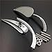 SMT-Claw Style Rearview Mini Mirror Compatible With Harley Street Sports Cruiser Chrome New [B00RNISE9G]