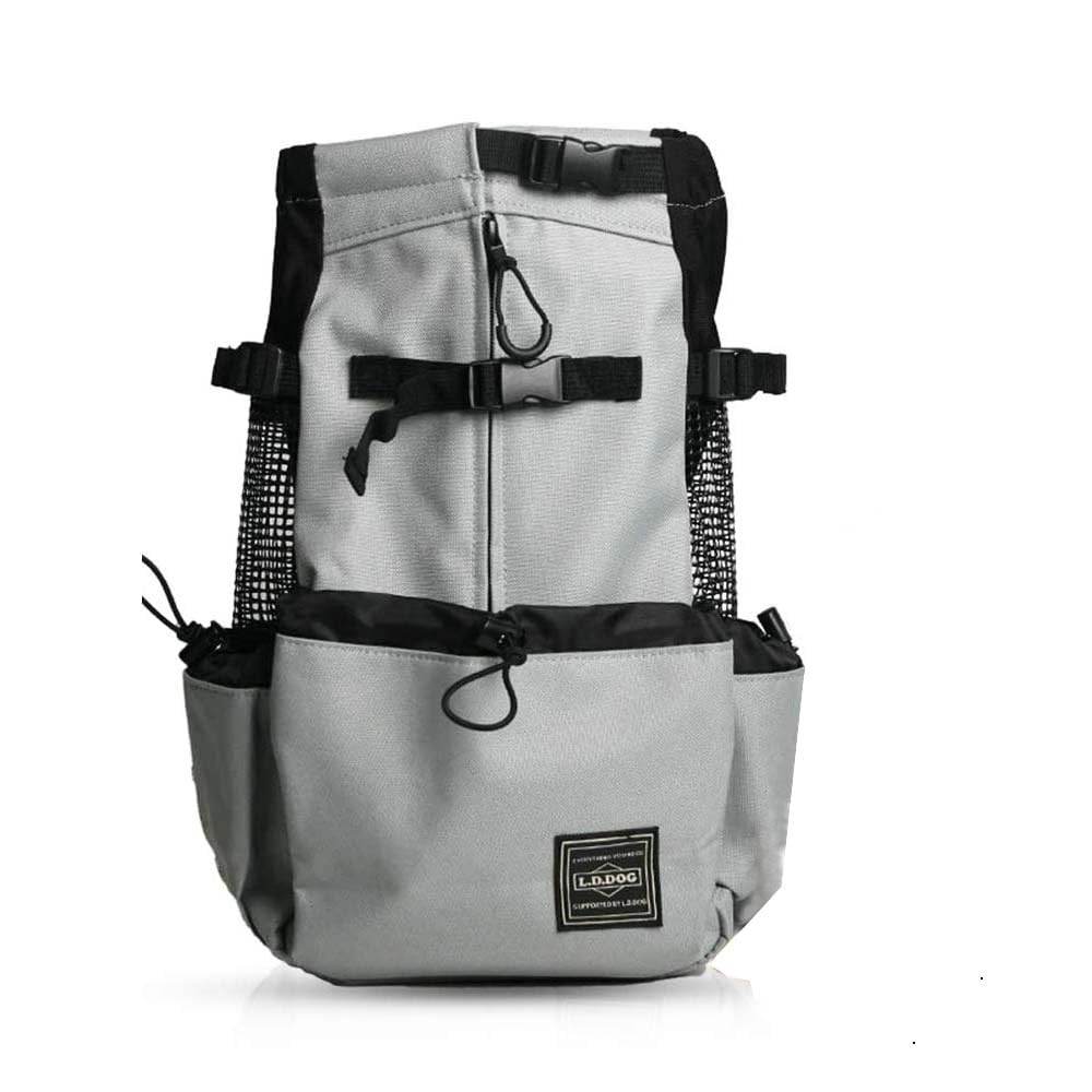 1-25KG Dog Carrier Bag with Drawstring Head Out Design, Ventilated Pet Backpack for Small Medium Dogs Daily Puppy Carrier for Walking Outdoor Safety/ Comfortable/ Lightweight — image 1