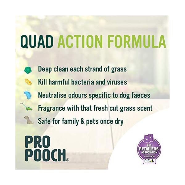 Pro-Pooch-Artificial-Grass-Cleaner-Dog-Safe-Pet-Disinfectant-Lawn-Deodoriser-Pooch-Urine-Cleaner-Odour-Eliminator-1L-Super-Concentrate-Cruelty-Free Pro Pooch Artificial Grass Cleaner - Dog Safe, Pet Disinfectant & Lawn Deodoriser - Pooch Urine Cleaner & Odour…