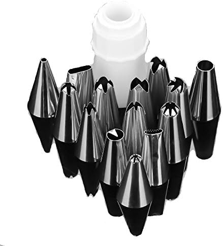 14pcs Icing Piping Nozzles Cake Decoration Tips Set Boquillas Rose Cupcake Cream
