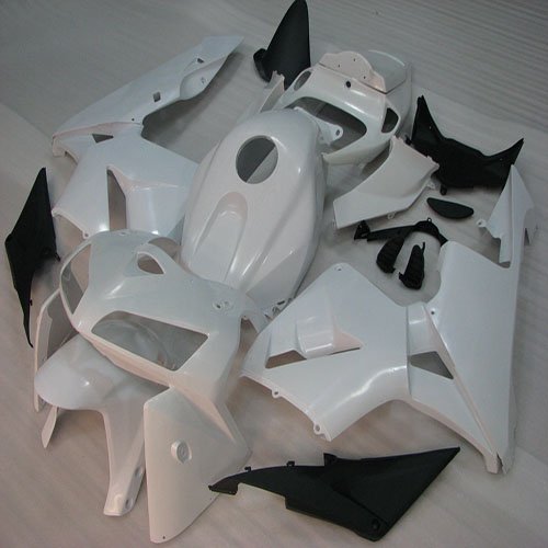2005 2006 Injection Unpainted White Fairing for Honda CBR600RR Motorcycle Bodywork