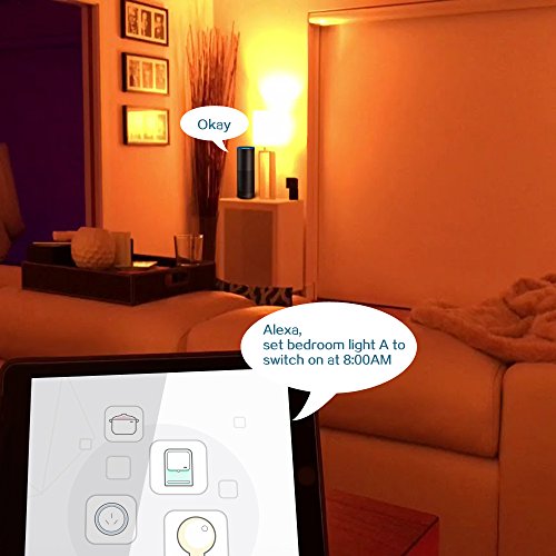 WiFi Strip Smart Plug Switch, Hinotori Alexa Smart Plug Outlet 2 in 1 Compatible with Alexa/Amazon Echo/Google Home/IFTTT Voice Control,Timer,Energy Monitor, No Hub Required, ETL, FCC, RoHS listed - Thumbnail 5