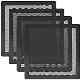 HFEIX 140MM PC Fan Dust Filter Computer Case Fan Magnetic Frame Dust Filter Fine PVC Mesh,Length 5.51x5.51 Inches (LXW) Black - 4Pack â€¦