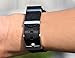 Randon Watch Bands NATO Strap Watch Straps Premium Ballistic Nylon Strap with Heavy Duty Stainless Steel Buckle 2 Pack (20mm, Black/Black&Gray)