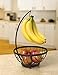 Spectrum Diversified Ashley Fruit Stand with Banana Holder, Small, Bronze
