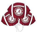 Alabama Crimson Tide College Football Mylar Balloon 3 Pack