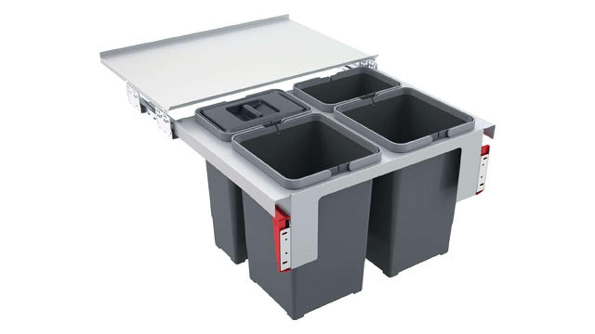 Franke Waste Sorter with Four Chambers (Four Types of Waste) from Garbo 60-4 - 121.0200.676