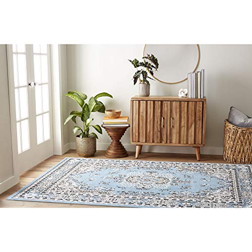 Home Dynamix Premium Sakarya Traditional Medallion Border Area Rug