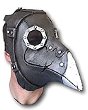 Rubber Johnnies Plague Doctor, Steampunk Long Nose Mask, Latex, Day of The Dead, Bird Beak