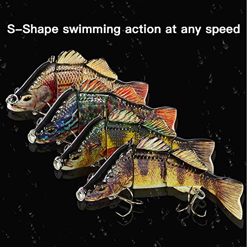 ROSE KULI Fishing Lures Multi Jointed Swimbait Lifelike Fish Lure Tackle Kits