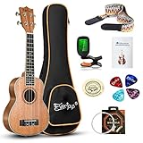 Everjoys Soprano Ukulele Mahogany 21 inch