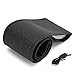 ANTYE Universal 15 inch Microfiber Leather Auto Car Steering Wheel Cover Anti-Slip Stitch On Wrap Hand Sewing with Needle & Thread (Size M, Black)