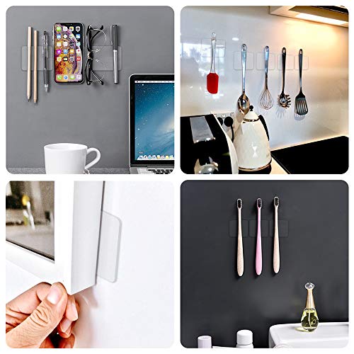 image for 10Pcs Washable Double Sided Sticky Gel Pads, WOVTE Multipurpose Reusab